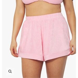 WeWoreWhat Elastic Towel Terry Short